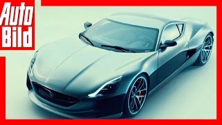 Rimac Concept One 2017  ESportler mit 1224 PS  Details [upl. by Mireille]