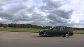 BMW ALPINA B8 46 Touring 17 wheels vs 19 wheels [upl. by Adest503]