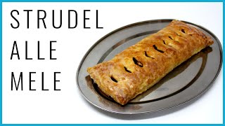 DOLCI FACILI E VELOCI RICETTA STRUDEL DI MELE GLASSATO  Torte italiane [upl. by Sucramal]