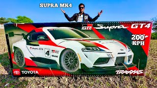 RC Traxxas Toyota Supra MK4 Car Unboxing amp Testing  Chatpat toy TV [upl. by Caralie444]