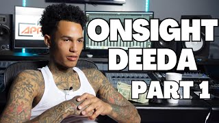 Cash Money Records artist Onsight Deeda speaks on Sleeping in a Park while on the Run from the Law [upl. by Amias]