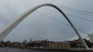 Gateshead Millennium Bridge Tyneside August 2024 tyneside gateshead bridge [upl. by Aerehs]