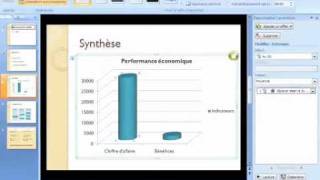 Video tutorial informatique  PowerPoint 2007 [upl. by Yelwah349]