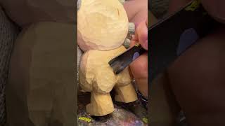 theodd1sout James woodcarving theodd1sout shorts woodcarving [upl. by Other]