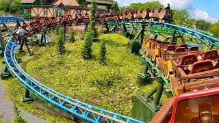 Max en Moritz  Onride  review  nieuwe achtbanen Efteling geopend Tour wachtrij  station [upl. by Denice]