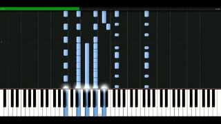 Moby  Go Piano Tutorial Synthesia  passkeypiano [upl. by Tija]