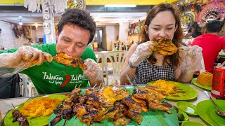 Filipino Street Food in Bacolod CHICKEN INASAL  Ultimate BBQ Tour in Philippines [upl. by Orfurd]