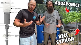 Bell Syphons Explained  Aquaponic System Tour Feat Rob Bob 🐟♻️🌱 [upl. by Neelyahs]