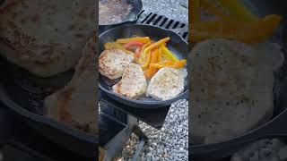 Cooking outside with fire chiassonsmoke cooking cookingoutdoors diy [upl. by Akfir]