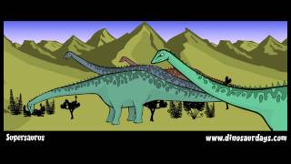 SUPERSAURUS  the jurassic period [upl. by Aehsat]