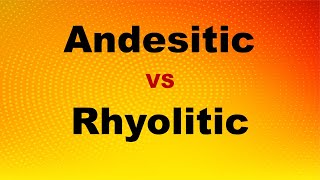 Andesitic VS Rhyolitic Magma [upl. by Snashall979]