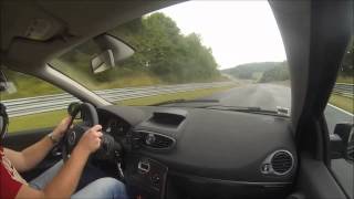 Crash Clio 3 RS Nürburgring Nordschleife [upl. by Tanhya]