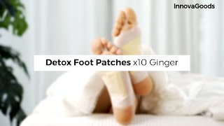 InnovaGoods Detox Foot Patches x10 Ginger [upl. by Riatsila917]