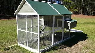 TSC XL Big Green Chicken Coop Tractor Build [upl. by Gan617]