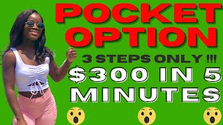 EASIEST POCKET OPTIONHFXBINARY OPTIONS 3 STEP STRATEGY FOR BEGINNERS MONEY IN MINUTES [upl. by Trebleda]