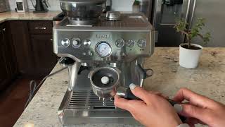 How To Clean And Descale A Breville Barista Express Machine [upl. by Natehc]