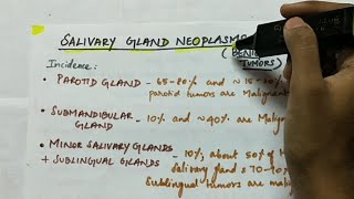 Salivary gland Neoplasms Benign  Pathology  Handwritten notes [upl. by Perle]