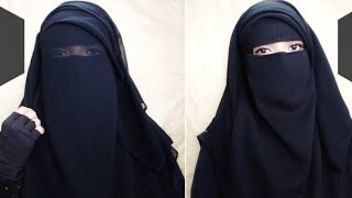 Three layer niqab cutting amp stitching tutorial in malayalamyaz passions by Ramshi [upl. by Andra790]