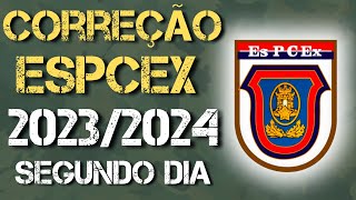 GABARITO ESPCEX 20232024Correção ao Vivo da prova do 2ºdia de prova [upl. by Assin838]