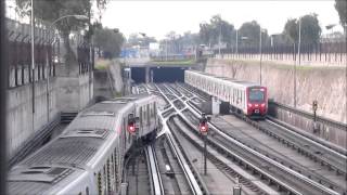 Metro Dee Santiago  CAF NS07 por la Trinchera de Neptuno [upl. by Sisto]