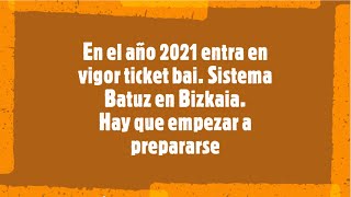 Ticketbai la nueva forma de facturación en Euskadi En Bizkaia se llama sistema Batuz [upl. by Flessel136]