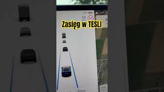 Zasięg w TESLI  zrobi 500km samochodyelektryczne tesla [upl. by Ferdie219]