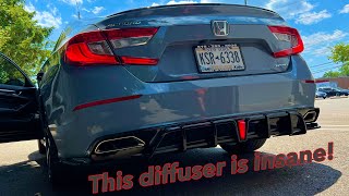 Yofers V2 Diffuser Installs on Honda Accord 20182022 [upl. by Rabin]