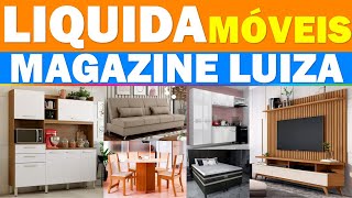 LIQUIDA DE MÓVEIS MAGAZINE LUIZA SAAL QUARTOS E COZINHAS MAGALU PROMOÇÃO DESCONTO LIUIDAÇÃO MÓVEIS [upl. by Alphonsine]