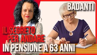 BADANTE PENSIONE ANTICIPATA SMETTERE DI LAVORARE A 63 ANNI APE SOCIALE [upl. by Nessa]