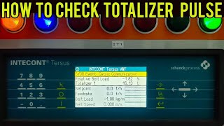 Intecont tersus totalizer pulse kaise check karen 23112021 [upl. by Leafar]