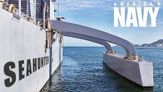 US Navy Sea Hunter  Worlds Largest Unmanned Drone [upl. by Anastasius947]