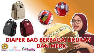 Shopee Haul Diaper Bag Bermacam Ukuran dan Merk [upl. by Nahsar]