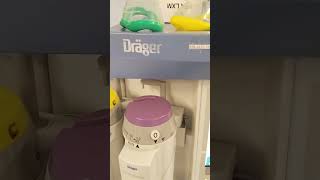 Drager Anesthesia Primus PGM water trap full of water bad maintenance how to empty water trap [upl. by Eppillihp]