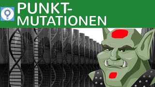 Punktmutationen Stumme Mutation Missense Mutation Fehlsinn Nonsense Mutation  2  Genetik [upl. by Jenine]