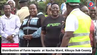 Distribution of farm inputs in Nachu Ward Kikuyu SubCounty [upl. by Saref296]