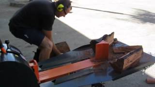 SDS 34T Worlds Fastest Log Splitter [upl. by Leibman396]