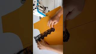 neck design cutting and stitching with lace Beautiful fashion sewing tricks [upl. by Eelarac]