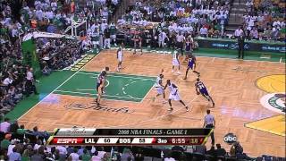 2008 NBA Finals  Los Angeles vs Boston  Game 1 Best Plays [upl. by Koorb912]