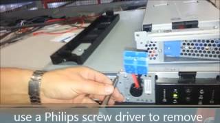 How To online replace a APC SmartUPS 3000RM Battery cartridge [upl. by Sadler]