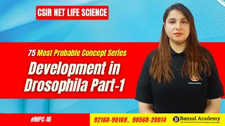 MPC16 Development in Drosophila Part1 Development Bio Most important topics CSIR NET Life Science [upl. by Kavanagh]