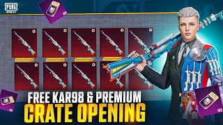 😱FREE GUARANTEED UPGRADABLE KAR98  PREMIUM CRATE OPENING [upl. by Marcel]