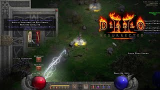 Finding a 26 life Javelin Skill Grand Charm  Diablo 2 Resurrected [upl. by Erme]