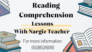 Explanation of reading comprehension test Lesson 2 [upl. by Noach]