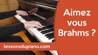 Valse 3 Op 39 Brahms simplifiée [upl. by Emsmus978]