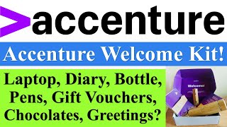 Accenture Welcome Kit 2023  Accenture Joining Kit Laptop Headset Diary bottle tcs accenture [upl. by Leumas]