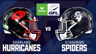 GFL Saarland Hurricanes vs Straubing Spiders 17062023 GERMAN [upl. by Leighland]