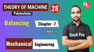 Theory of Machine  Lecture28  Chapter7 Balancing Part1  by Sachin Sir [upl. by Katie587]