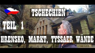 Auf nach Tschechien  Tschechen Markt und Tyssaer Wände Urlaub in der Tschechische Republik Teil 1 [upl. by Etessil574]