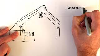 How to calculate a ridge beam for a vaulted roof [upl. by Dawes46]