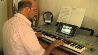 David´s Song Live Played on Tyros3 [upl. by Chow]